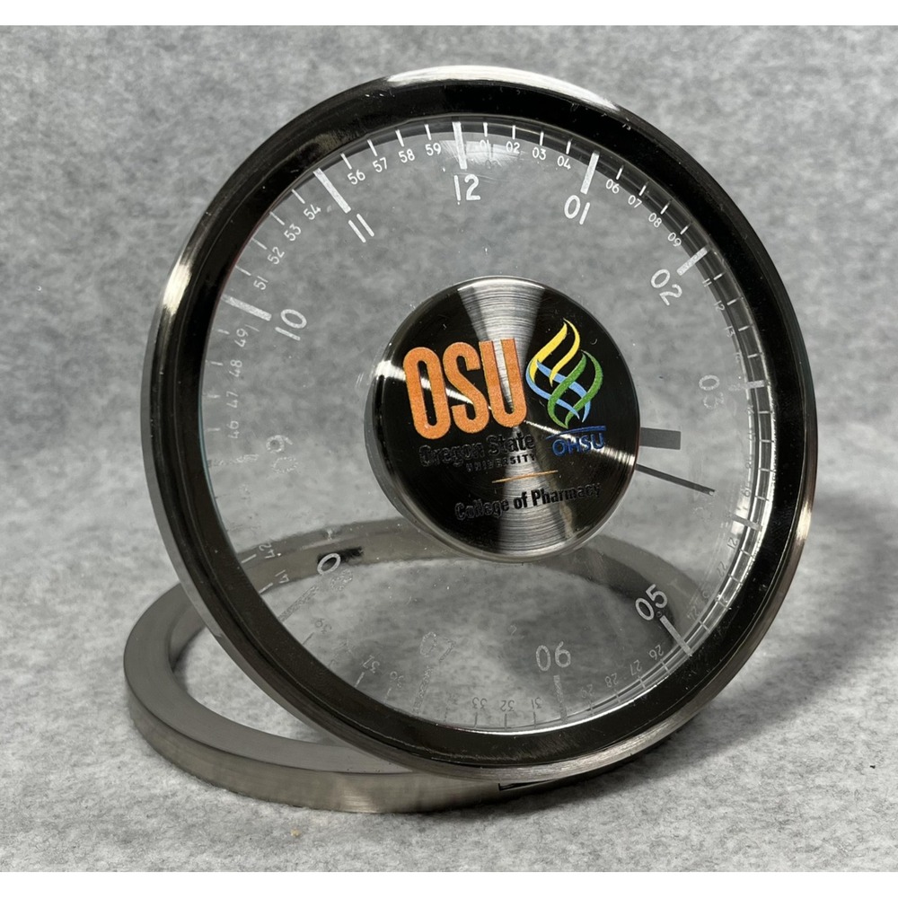 OSU Desk Clock Oregon State University Pharmacy‎ College OHSU Modern Office Gift
